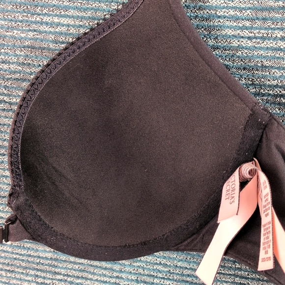 Victoria's Secret Body By Victoria Front Clasp Lace Racerback Bra Size 32D - Picture 10 of 16